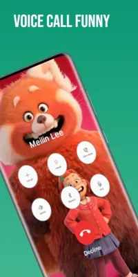 Turning Red Fake Video Call android App screenshot 0